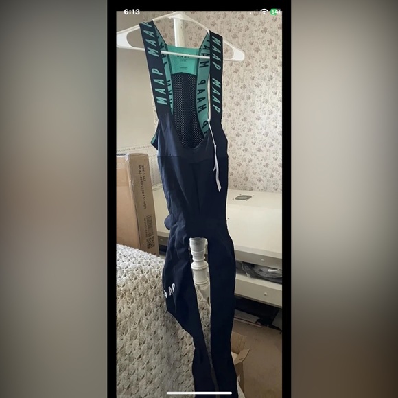 Maap Other - MAAP Apex Deep Winter Bib Tights Black / Mint - Size M New W Tags